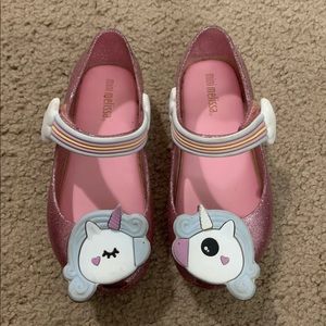 Mini Melissa unicorn shoes